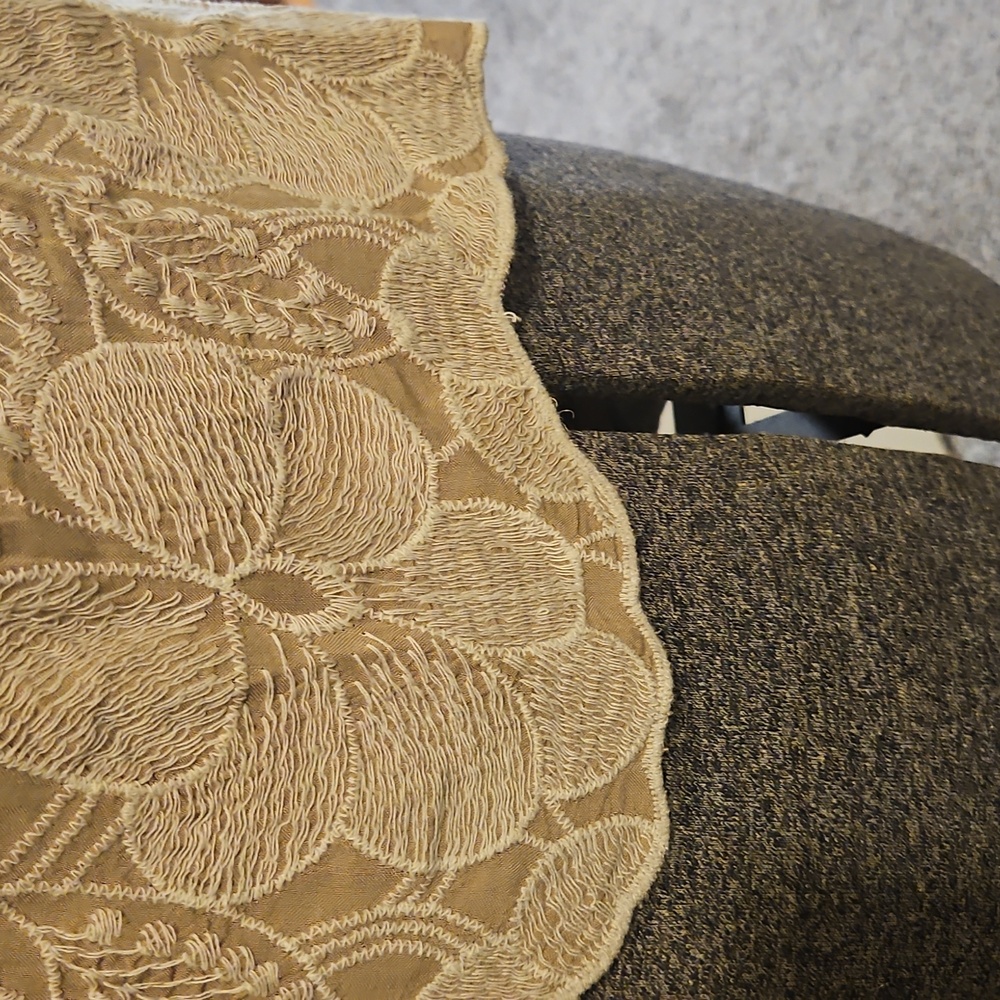 Solitaire Floral Embroidered Rayon Blouse - Picture 4 of 7